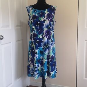 DressBarn Floral dress. Size 16